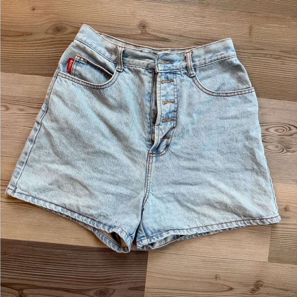 BONGO Light Wash Denim Women's Shorts